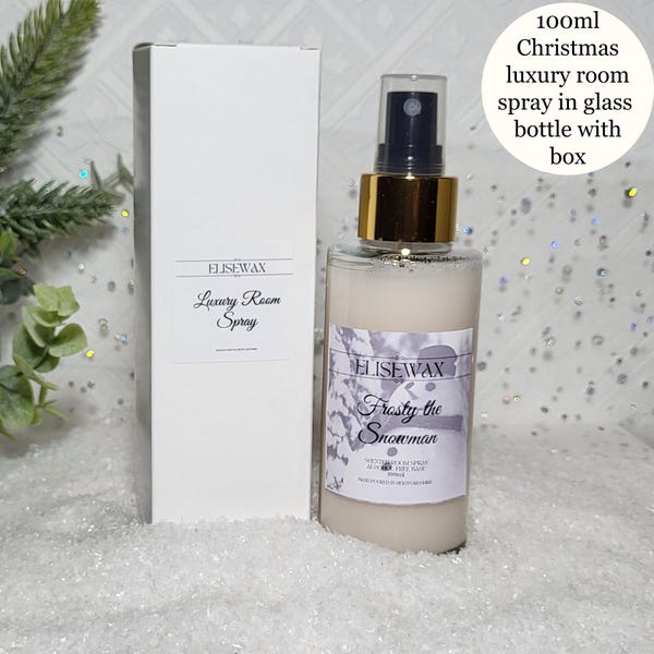 Frosty the Snowman luxury Christmas room spray Festive home fragrance 100ml