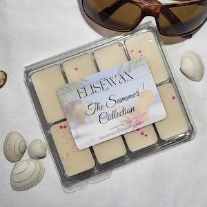 Summer collection of 8 scented wax melts Home fragrance samples Luxury gifts for the home