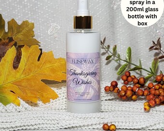 Erntedank-Wünsche Raumspray: Luxuriöser herbstlicher Raumduft (200ml)