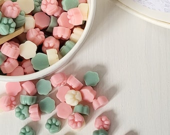 Scented Paw Print Wax Melts with Scoop - Home Fragrance Gift
