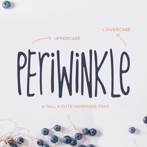 Periwinkle - A Cute Handwritten Font