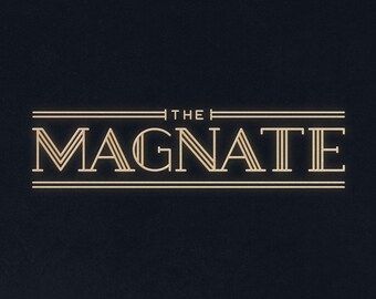 Magnate - An Elegant Art Deco Font