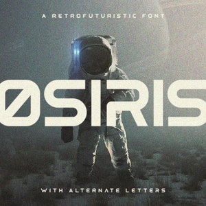 Osiris - A Retrofuturistic Font