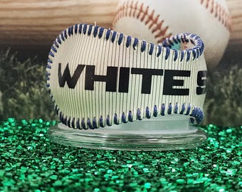 Chicago White Sox Baseball Cuff Bracelet