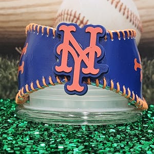 New York Mets baseball cuff bracelet
