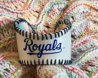Kansas City Royals Baseball Cuff Bracelet