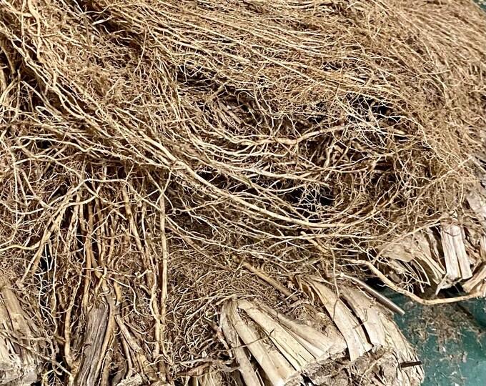 Whole VETIVER ROOT With Crowns. Dried Vetiver Root, CUSCUS, Khus Khus