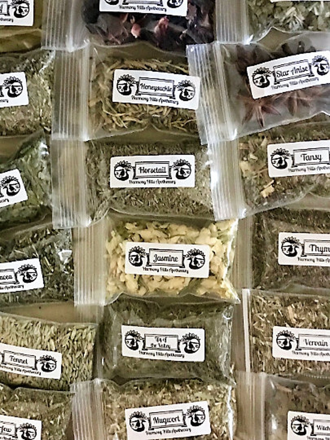 X Large HERB KIT Herb set. 50 different herbs and botanicals Etsy