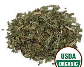 LEMON BALM, USDA certified organic; Melissa Officinalis. Earth Kosher certified. Sold by weight.