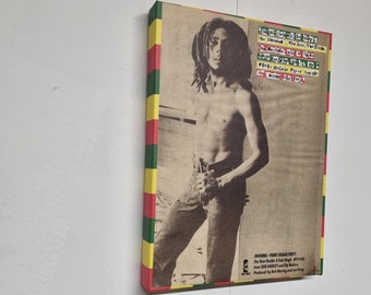 Bob Marley Punky Reggae Party- Hand Colourised  - CANVAS LIMITED