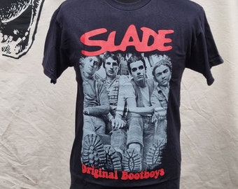 Slade - Original Bootboys - Hand Colourised T-shirt