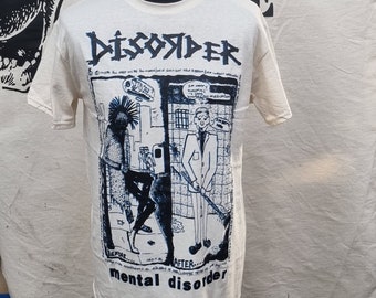 Disorder Tシャツ、カルトUKハードコア、4色展開 - Etsy 日本