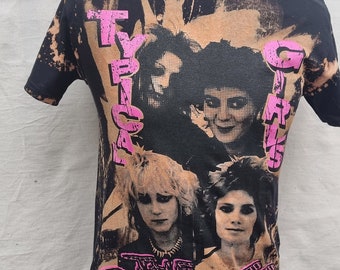 Slits - Typical Girls ZIG ZAG cover Bleach out Tee