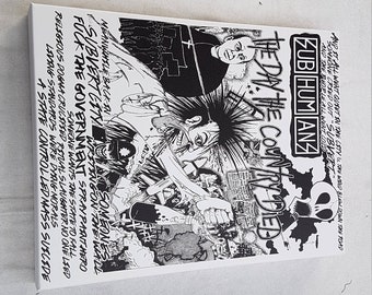 Subhumans Day the Country Died - CANVAS LIMITED