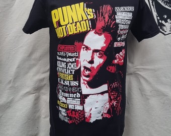 English Dogs Shirt, Vintage Rare T-shirt White Punk Germs