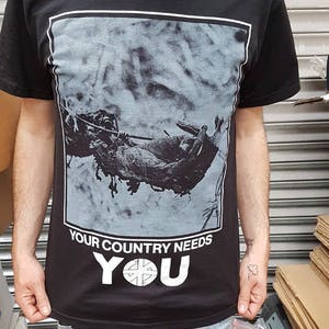 Crass - Your Country needs you T-shirt UK SHIPPING INCLUDED