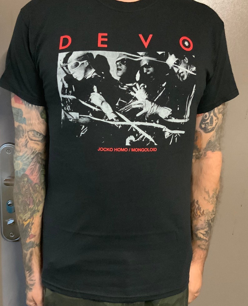 Devo Mongoloid / jocko homo advert shirt image 2
