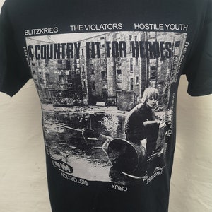 A Country Fit for Heroes - Oi Punk shirt - LAST STOCK