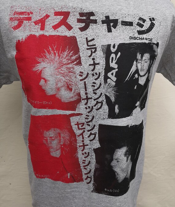 Discharge Hear Nothing Band Pics Japan 