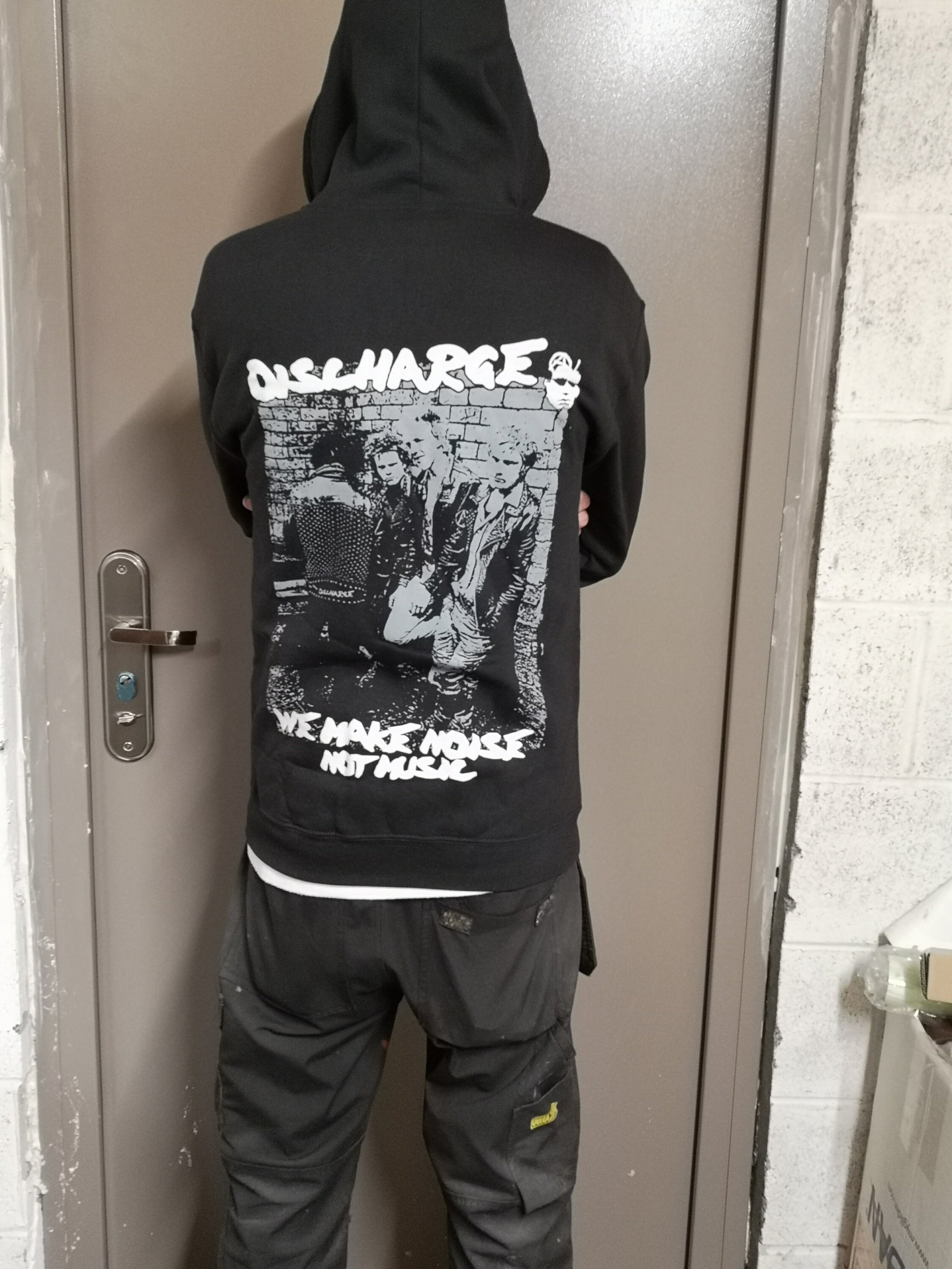 Image of Discharge - Noise Not Music Zip Hooded Top Limited