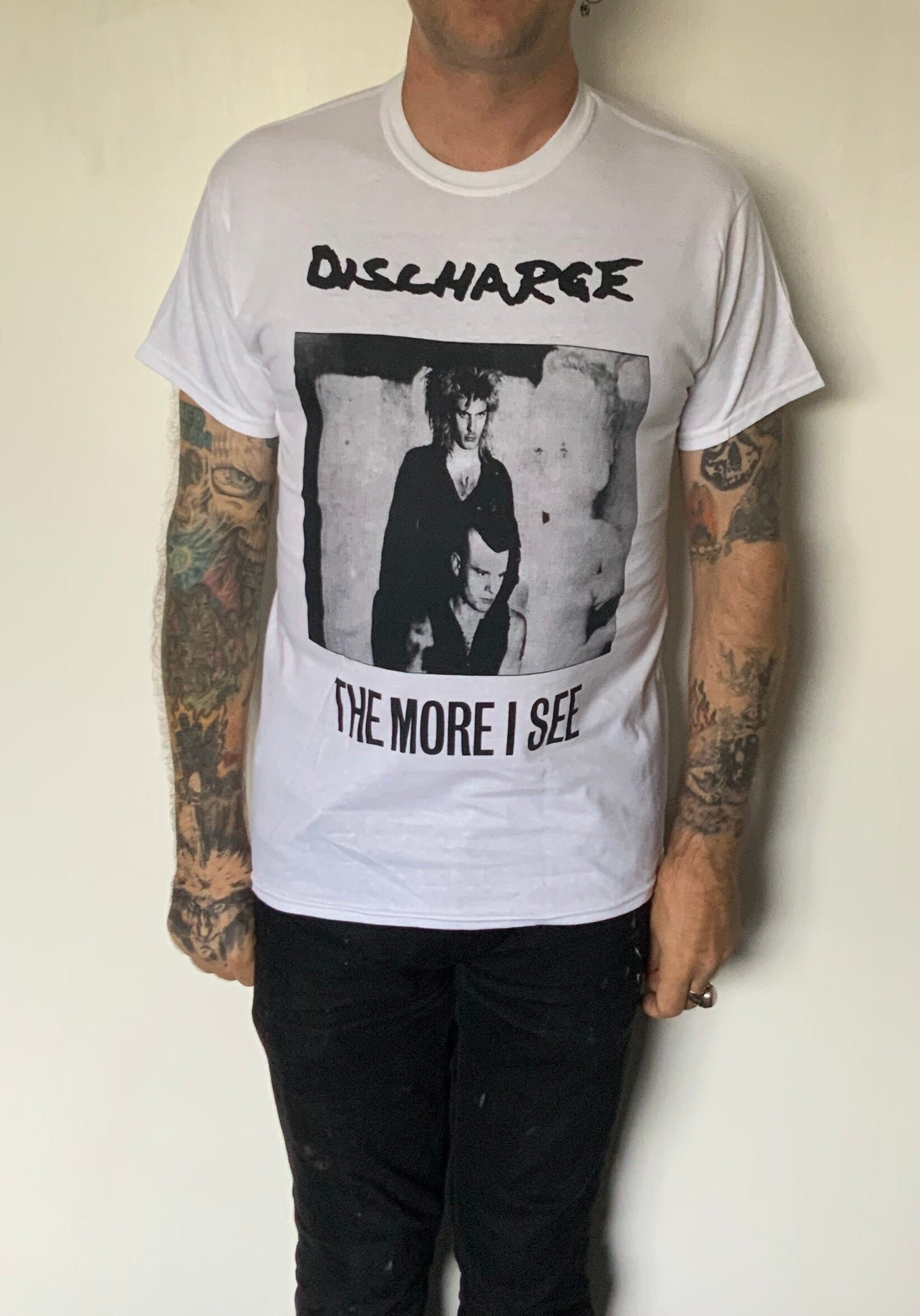 Image of Discharge More I See T-Shirt Dbeat Official