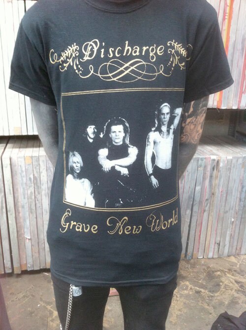 Image of Discharge Grave New World T-Shirt