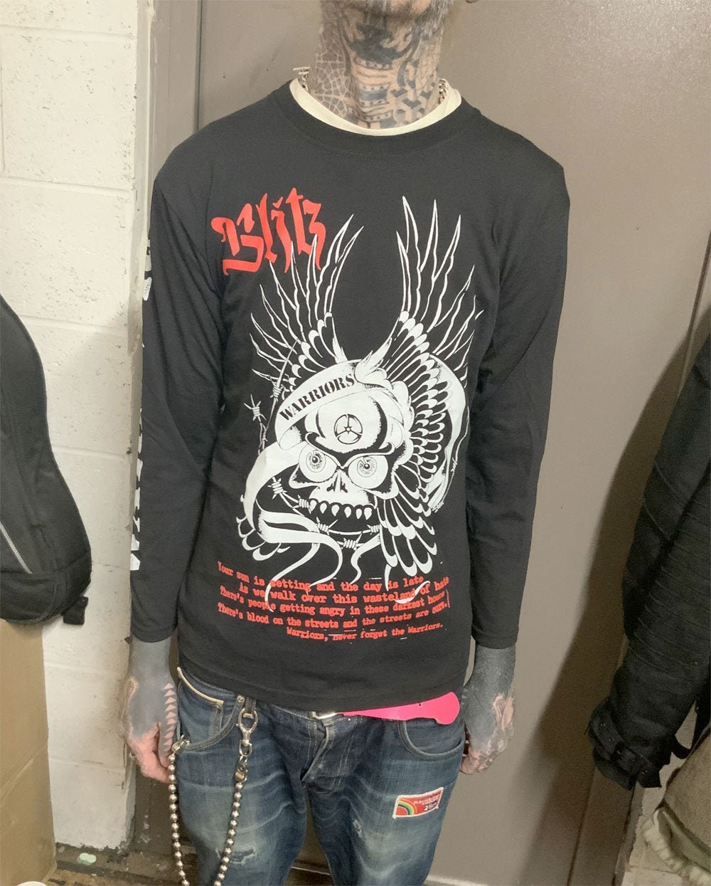 Image of Blitz Warriors No Future Oi Punk Longsleeve Limited