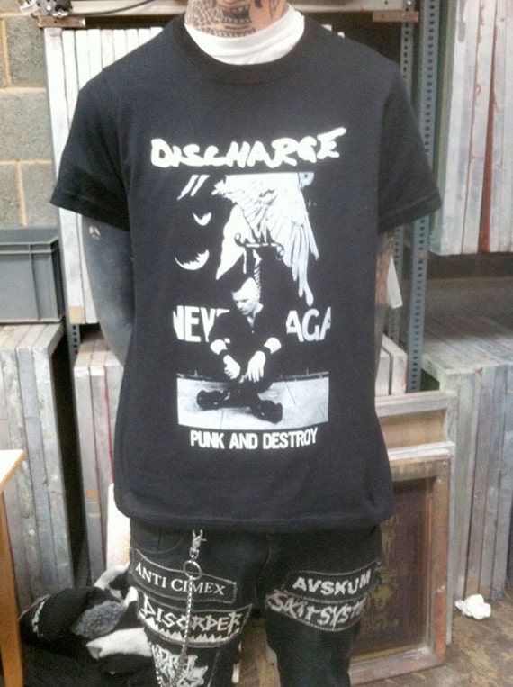 Discharge Cal Punk N Destroy T-shirt 