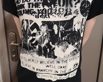 Crass - do you really believe in the system? T shirt.