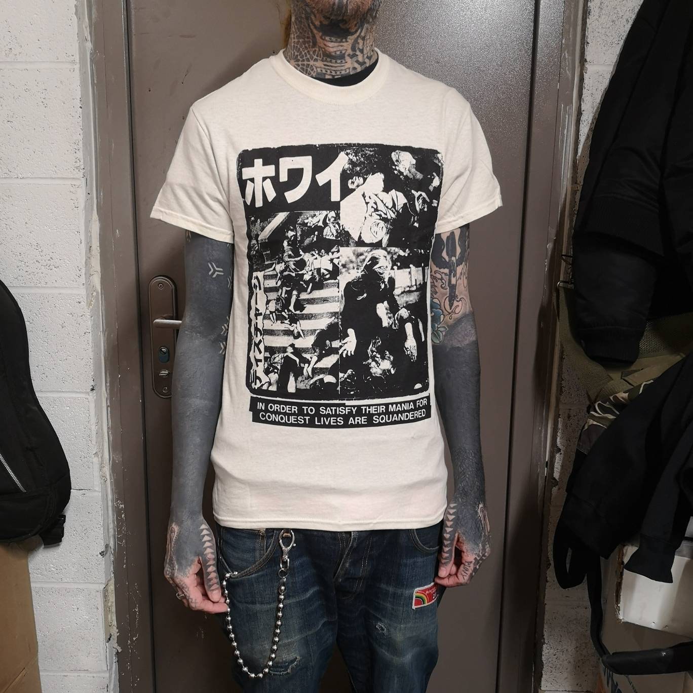Image of Discharge Why Japan Shirt Official Limited Colourway