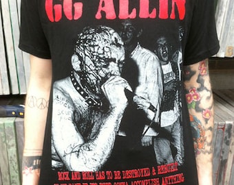 GG Allin T-shirt UK SHIPPING Included