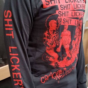 Shitlickers - Cracked Cop Skulls Longsleeve *LIMITED* image 2
