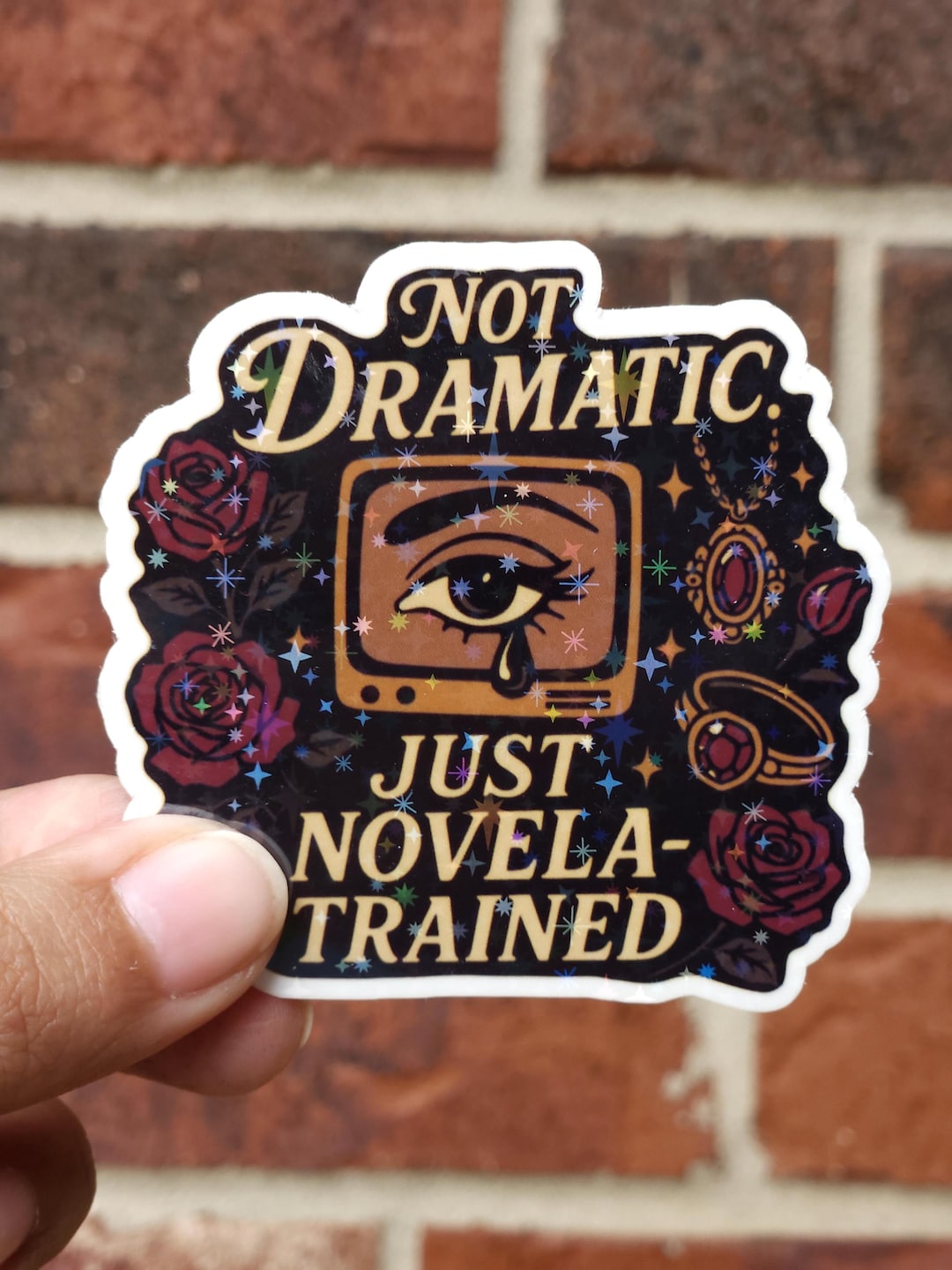 Not Dramatic, I’m Telenovela Trained Sticker | Sassy Latina Humor Decal ...