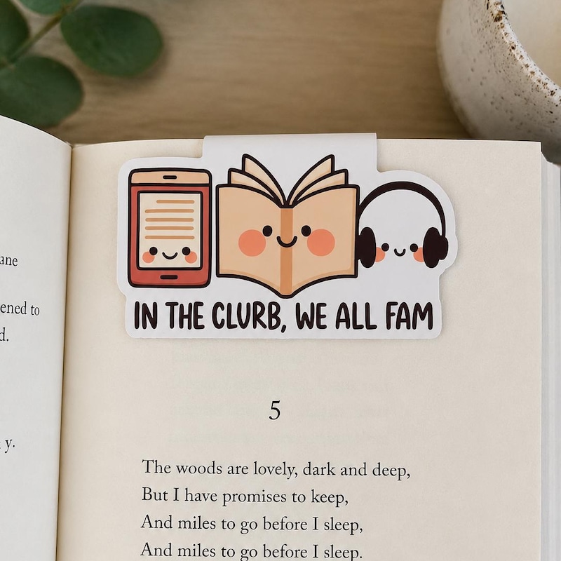 Audiobook Bookmark - Etsy