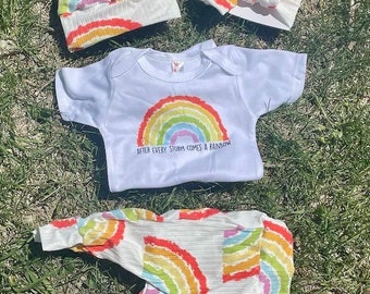 Rainbow Baby 3 Piece Set