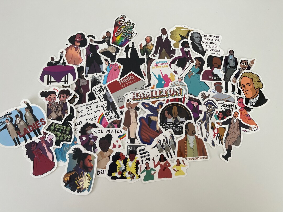 Hamilton Sticker Packs Inspired by the Musical Hamilton Packs of 24 or
