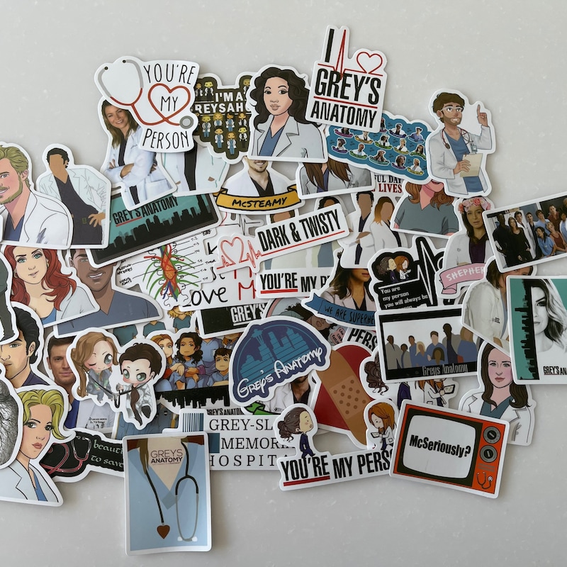 Greys Anatomy Stickers - Etsy