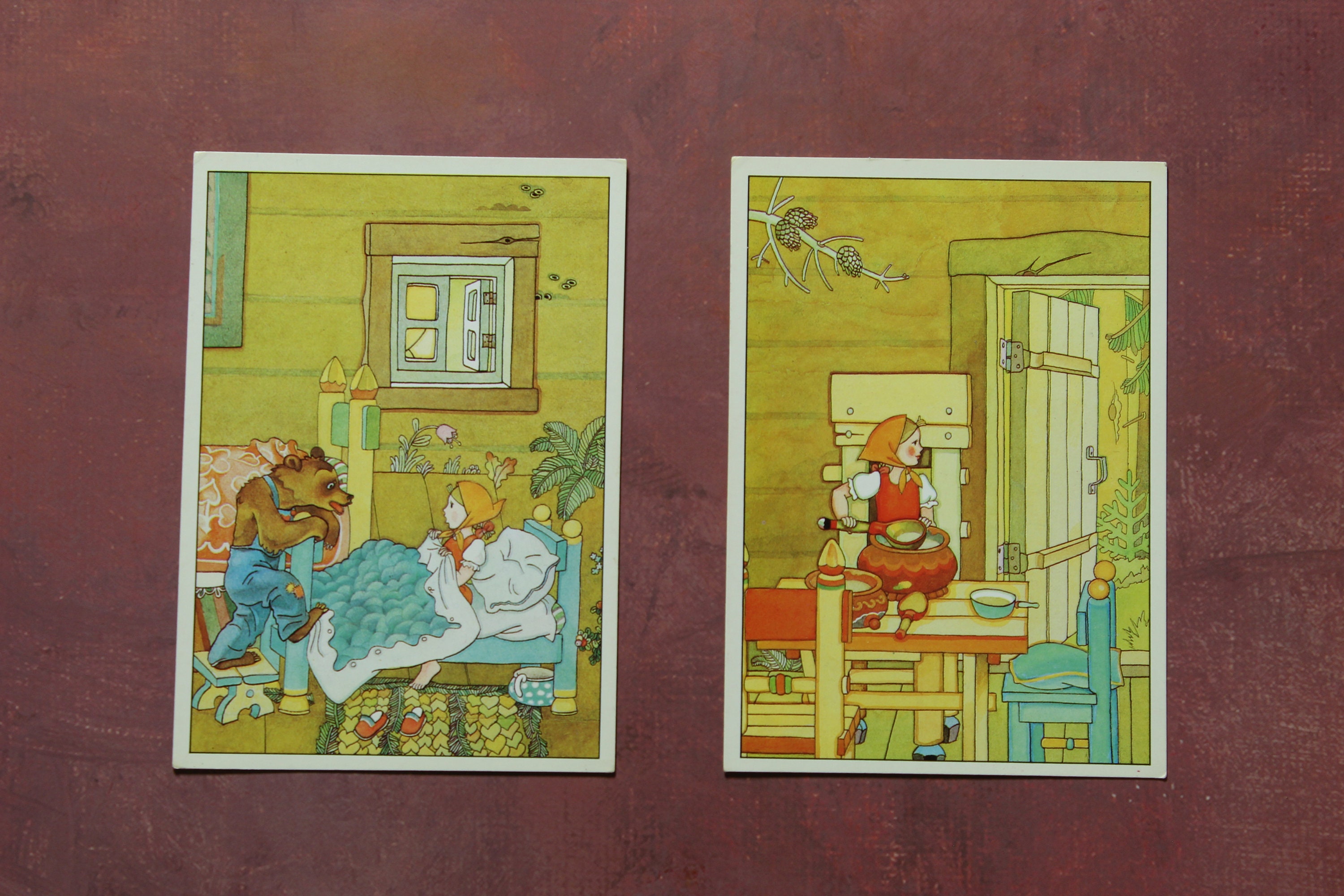 DREI BÄREN Russisches Märchen. Vintage Volles Set 16 UdSSR | Etsy