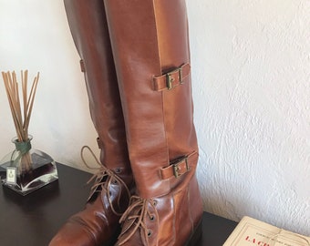 old school polo boots