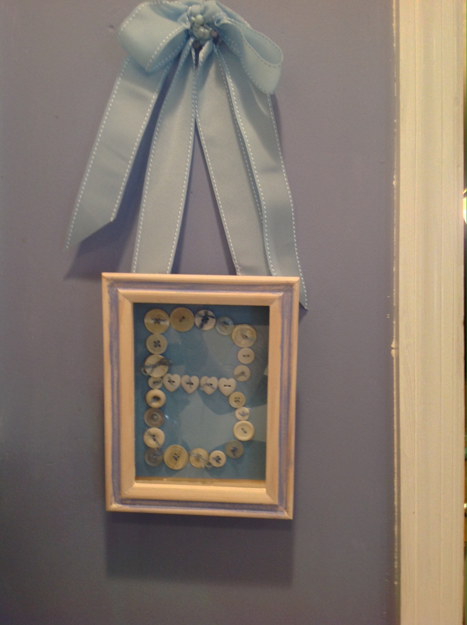 Personalized /initial Shadow Box of New Baby or Child's Etsy