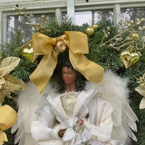 African american angel christmas ornaments