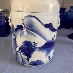 Cobalt Blue Cookie Jar