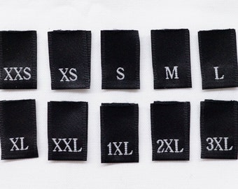 Clothing Size Labels | Etsy