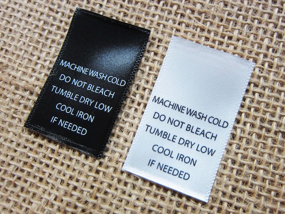 Clothing care labels sale