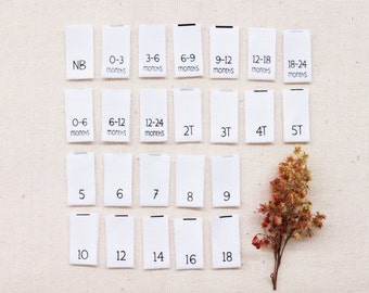 Size Labels Etsy
