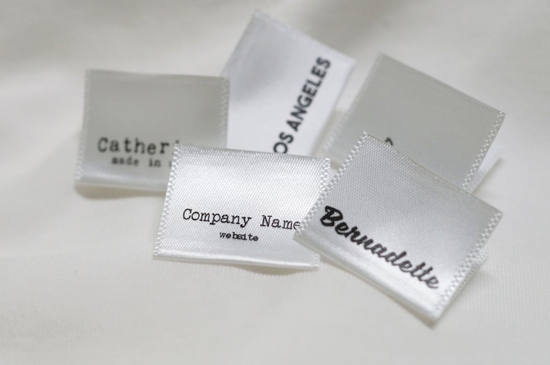 High Quality Custom Printed Satin Label High Resolution - Etsy