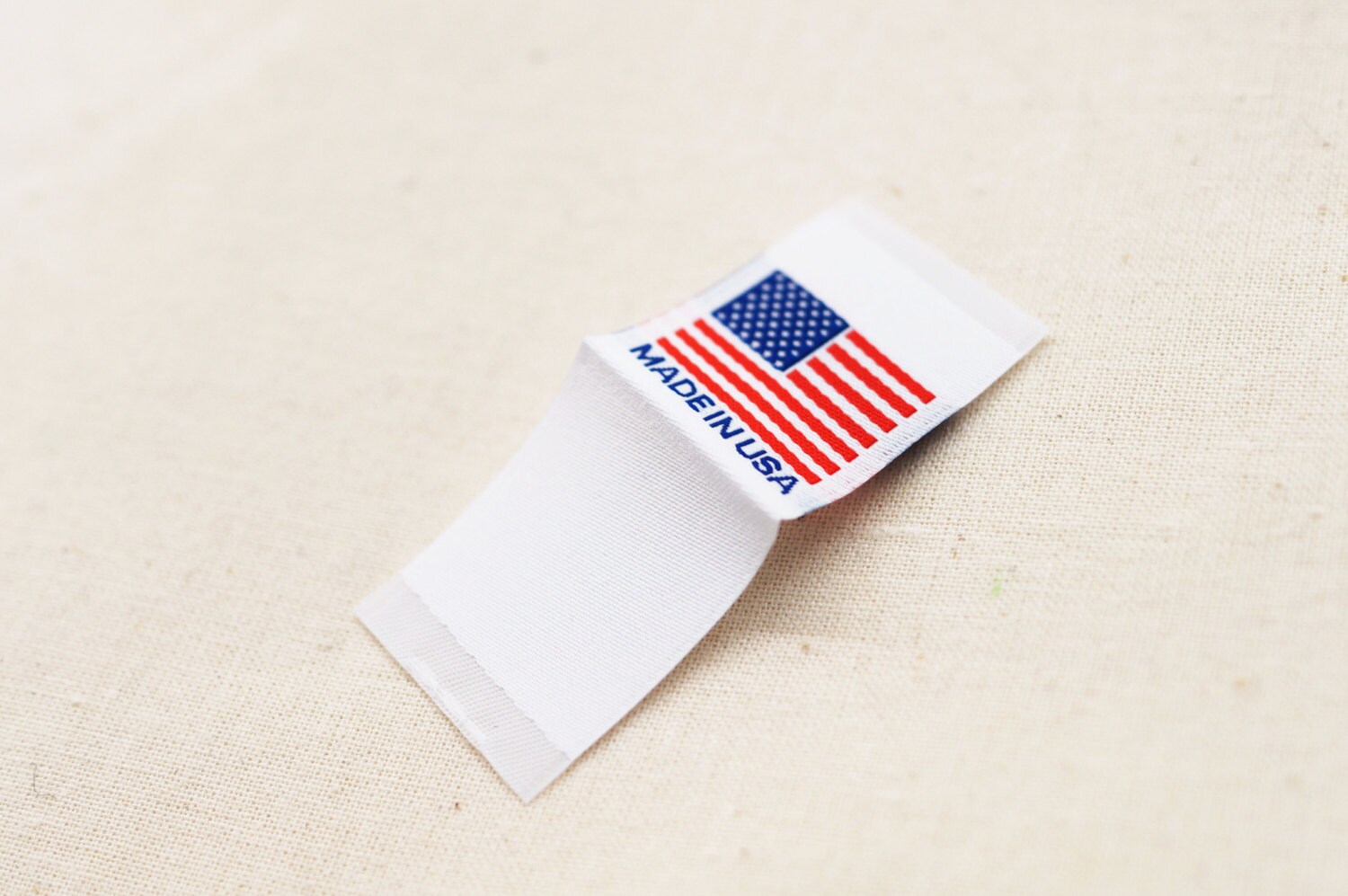 High Quality Woven Flag Labels for Clothing With made in - Etsy
