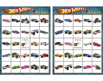 Hot Wheels 12 card