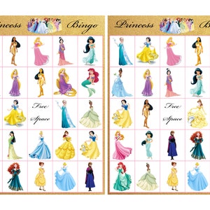 Carte Princesse Bingo 12