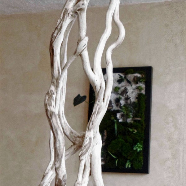 Sculpture lierre, ivy sculpture, sculpture bois, wood carving, sculpture branche, sculpture branch, design vegetal, green